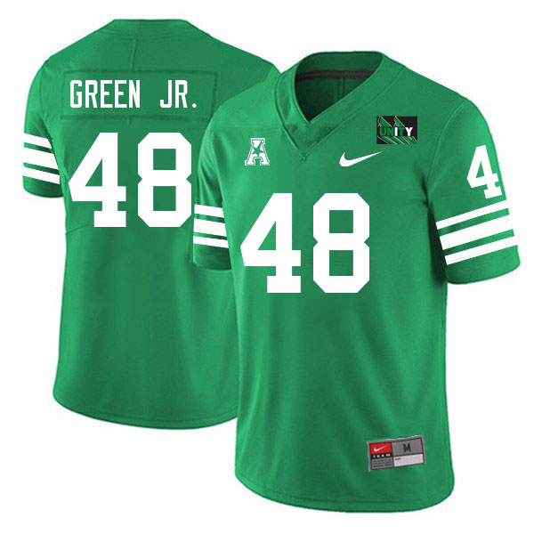 Men-Youth #48 Rodney Green Jr. North Texas Mean Green 2023 College Football Jerseys Stitched Sale-Gr